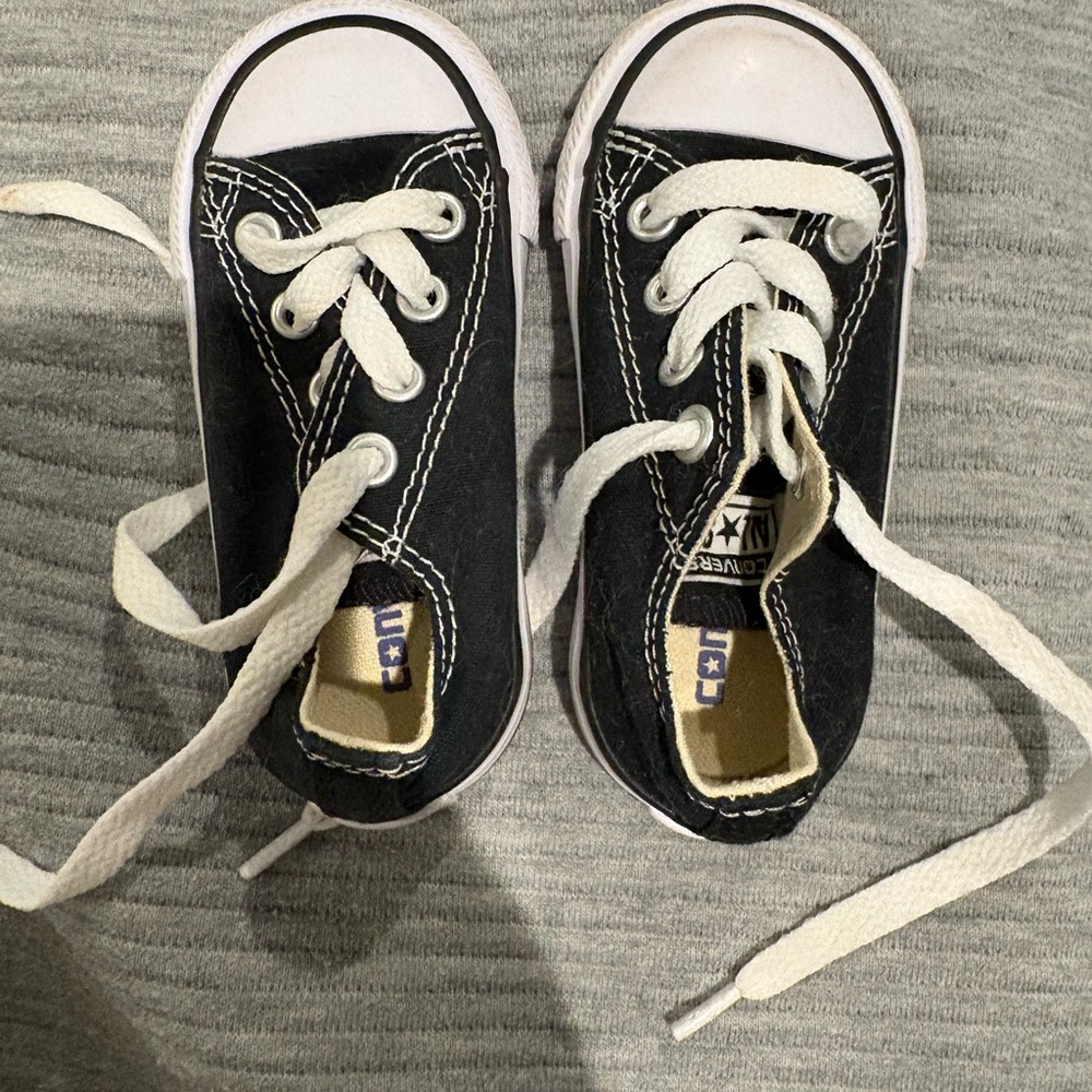Converse Kids Black and White Sneakers